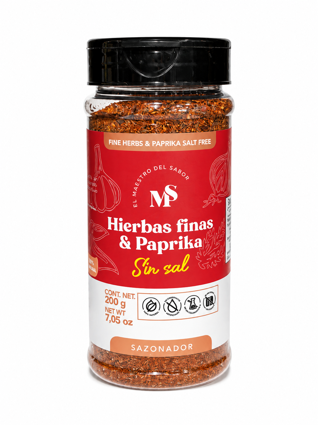 Hierbas Finas & Paprika Sin Sal