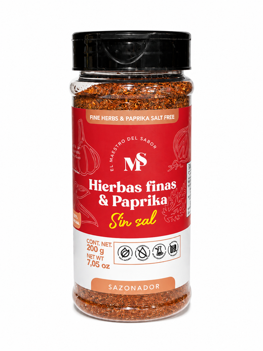 Hierbas Finas & Paprika Sin Sal